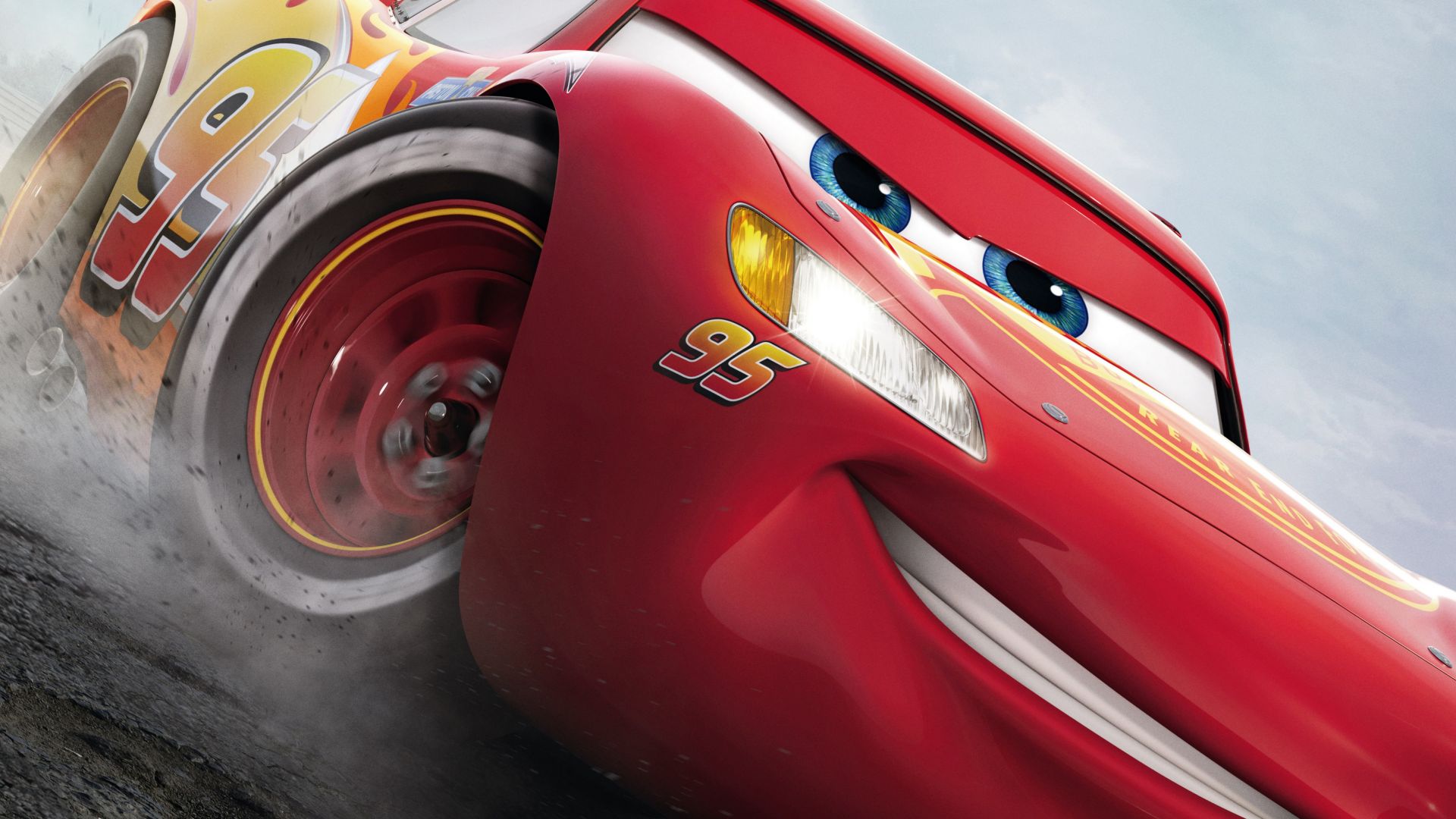 Тачки 3, Cars 3, 5k, Lightning McQueen, poster (horizontal)