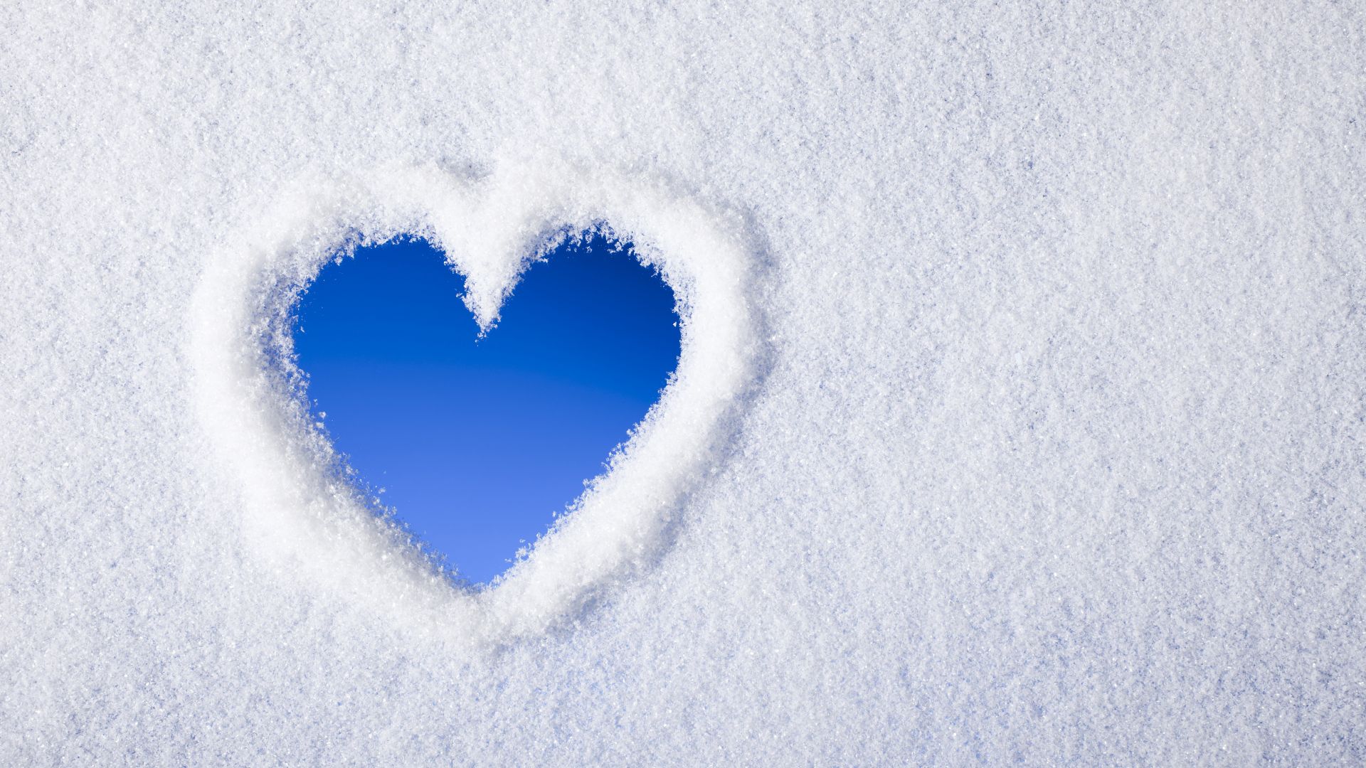 фото любовь, сердце, love image, heart, , snow, 4k (horizontal)