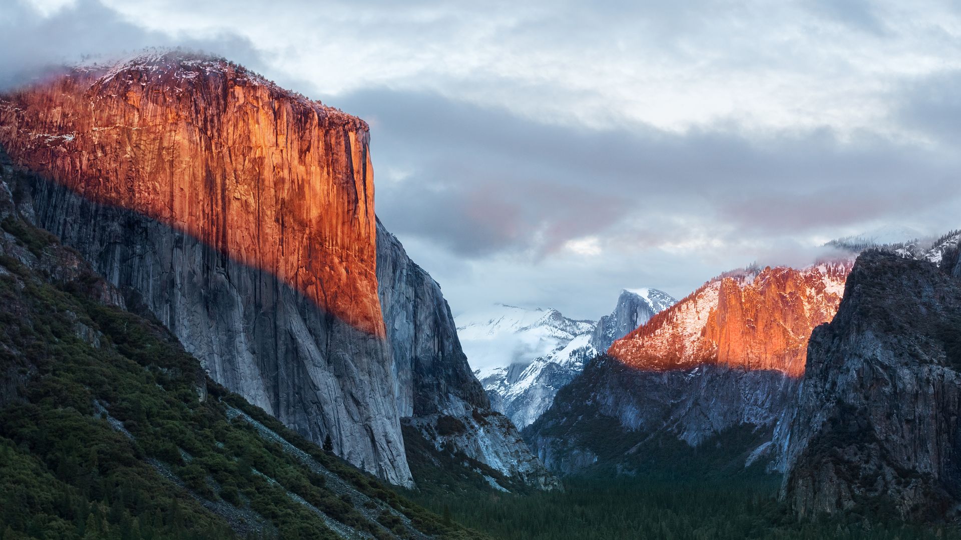 Эль-Капитан, гора, Калифорния, El Capitan, mountain, Yosemite, National Park, California, 5k (horizontal)