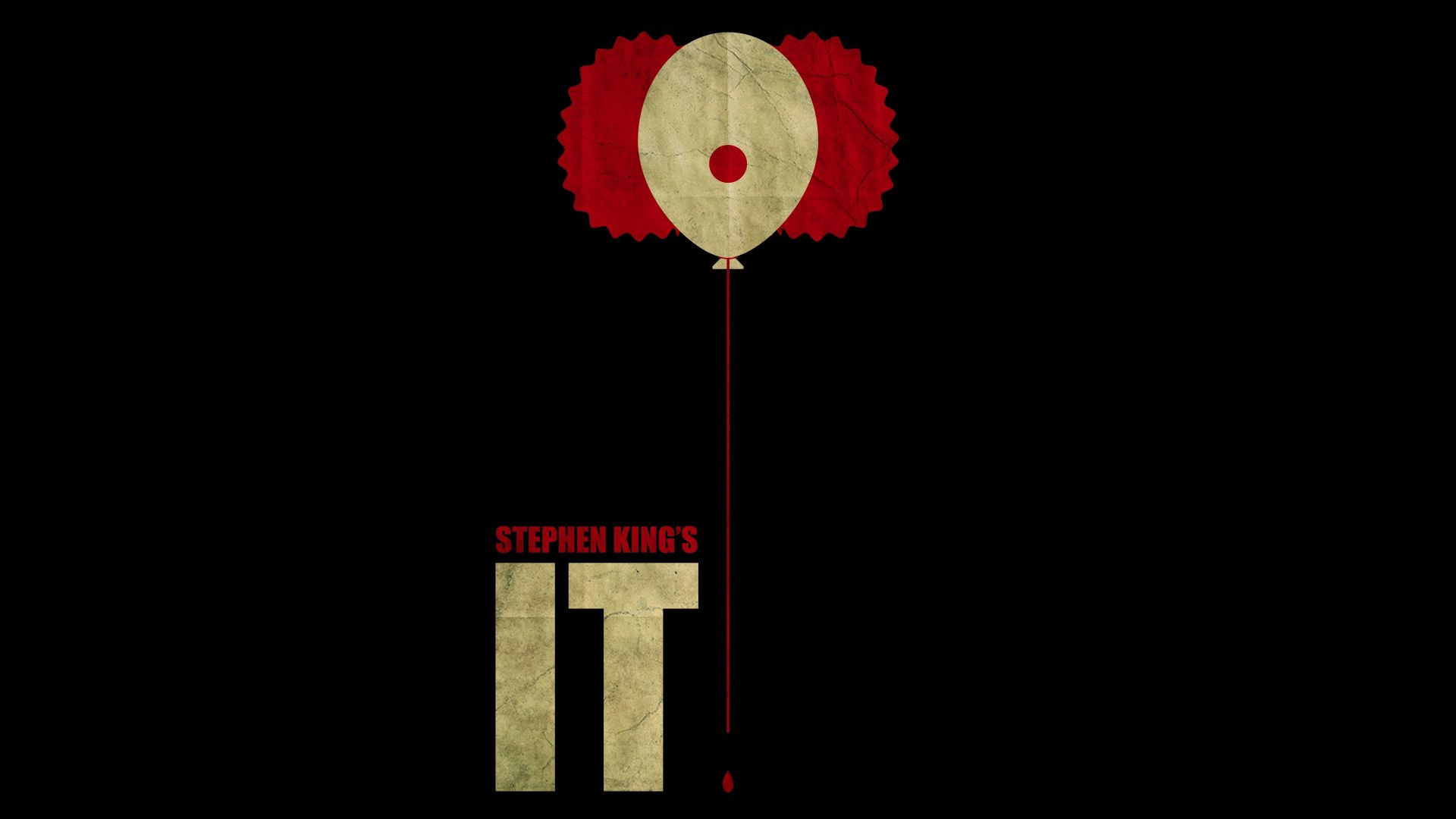 Оно, Стивен Кинг, It, Stephen King, poster, 8k (horizontal)