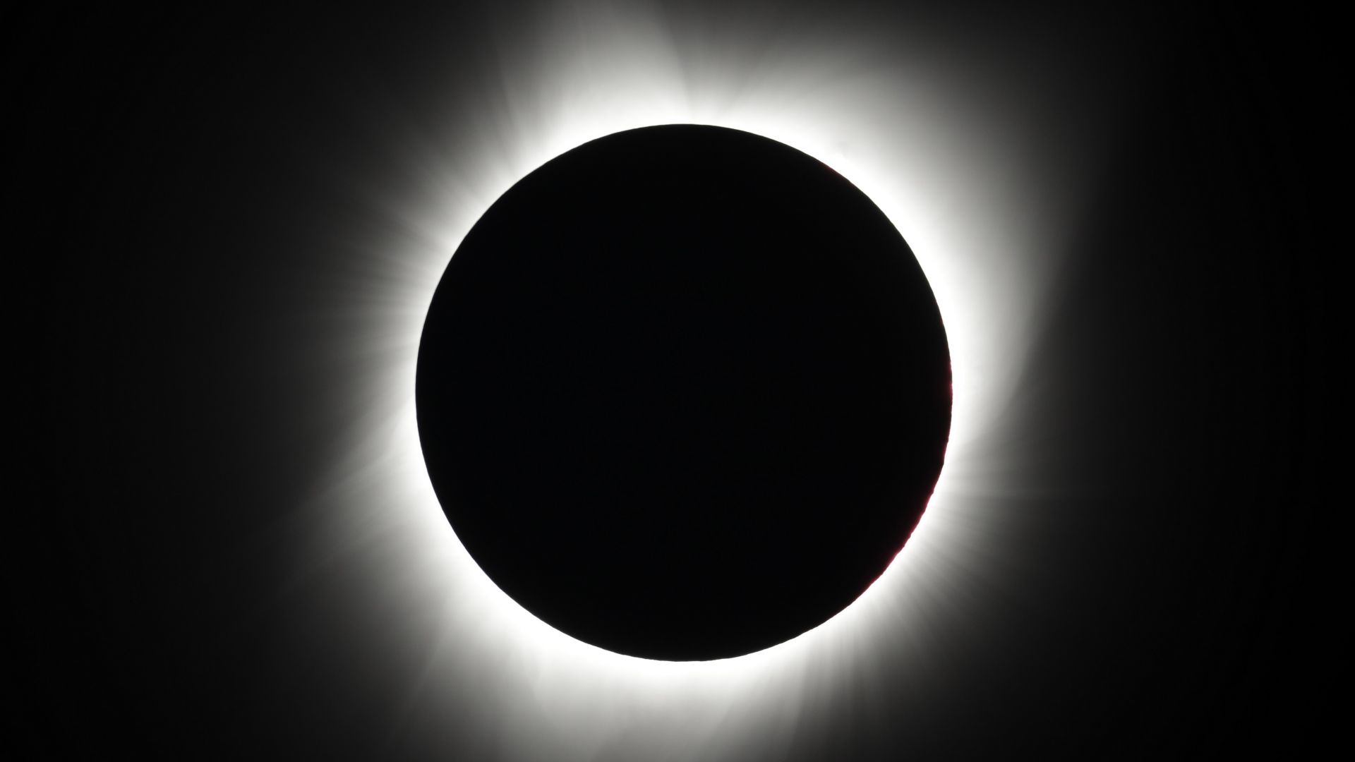 Великое солнечное затмение, Total solar eclipse of Aug 21 2017, Great American eclipse, 4k (horizontal)