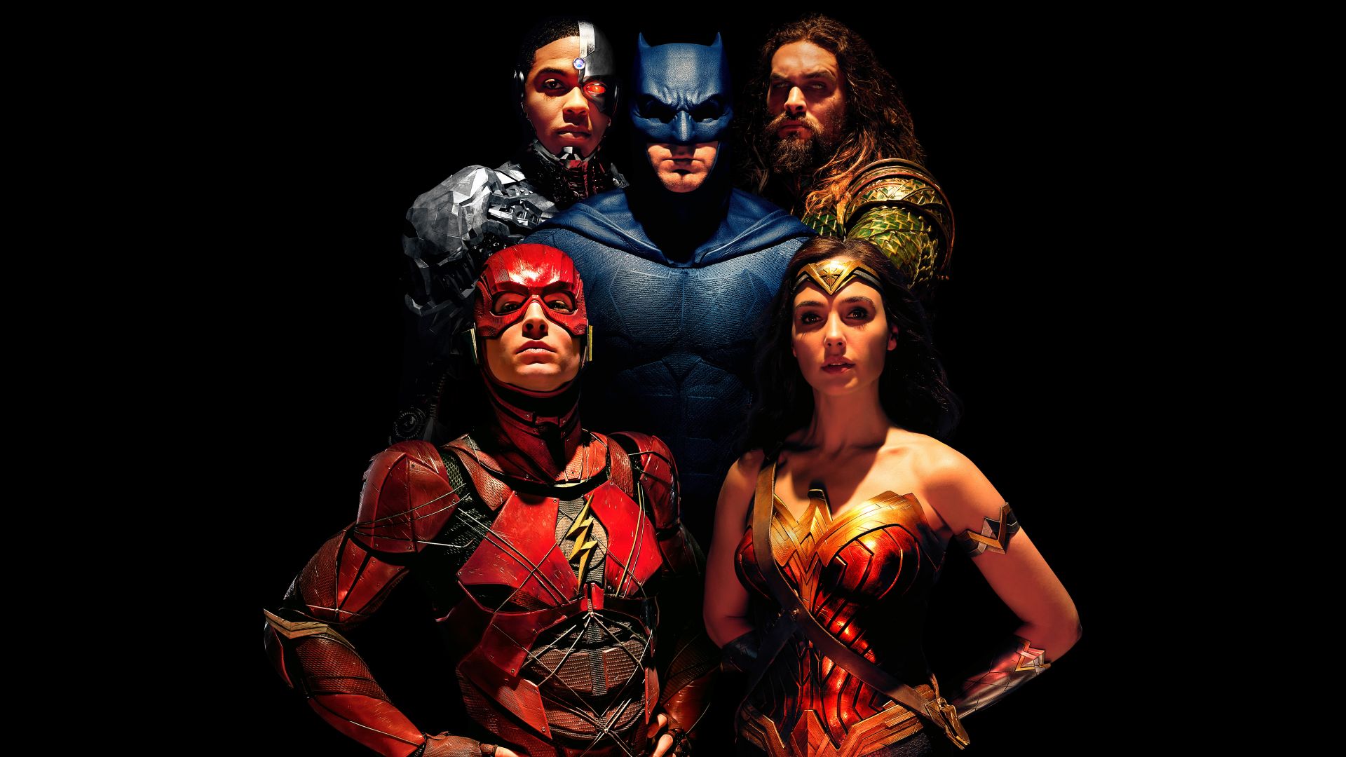 Лига справедливости, Justice League, Wonder Woman, Batman, The Flash, 8k (horizontal)