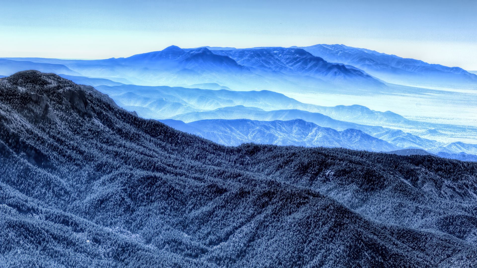 горы, mountains, blue, 4k (horizontal)