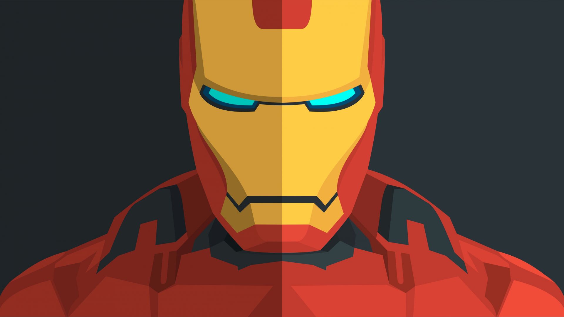 Железный человек, Iron Man, art, 5k (horizontal)