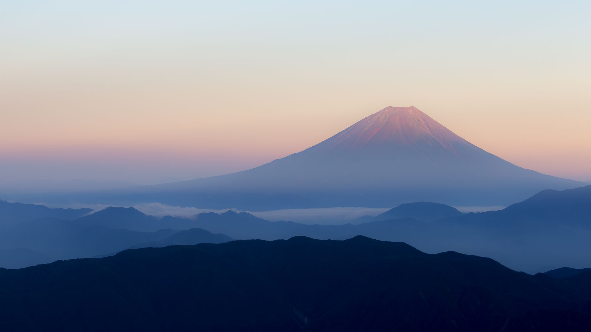 вулкан Фудзияма, volcano, Fuji, Japan, mountains, 4k (horizontal)
