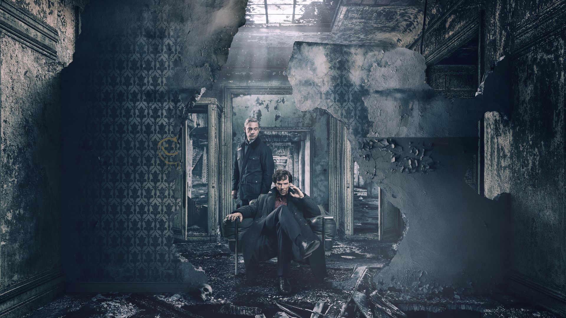 Шерлок 4, Sherlock Season 4, Benedict Cumberbatch, Martin Freeman, TV Series, 5k (horizontal)