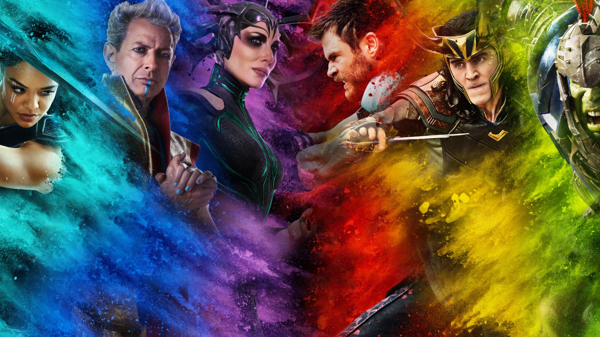 Тор 3: Рагнарек, Thor: Ragnarok, Chris Hemsworth, Tom Hiddleston, Tessa Thompson, poster, 4k (horizontal)