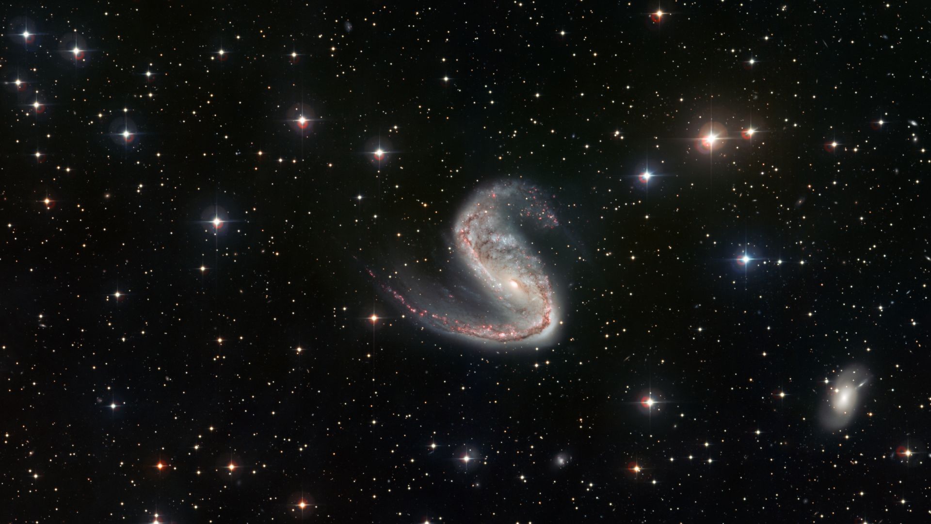 звезды, Messier 106, stars, 5k (horizontal)