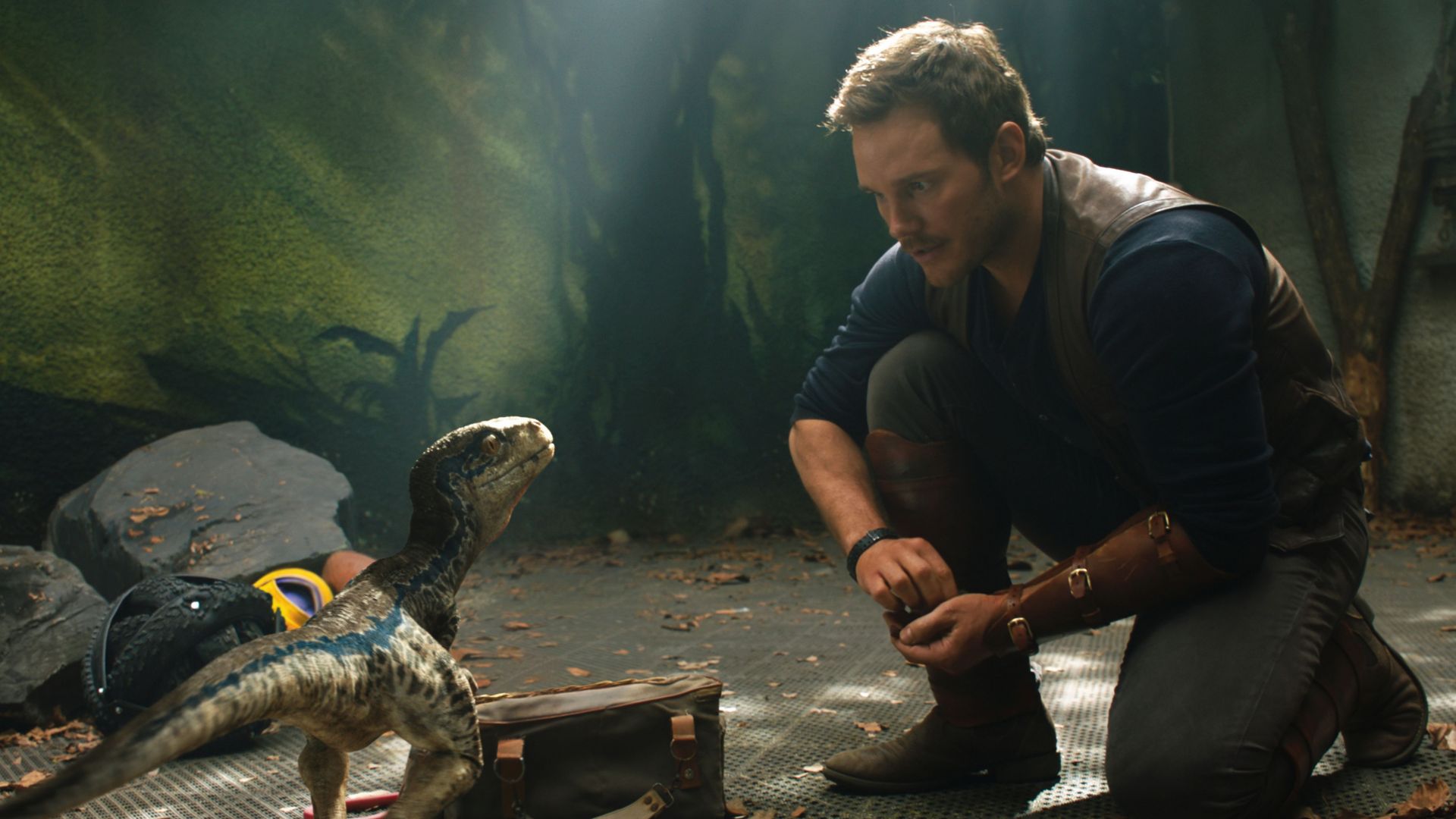 Мир юрского периода 3, Jurassic World: Fallen Kingdom, Chris Pratt, dinosaur, 5k (horizontal)