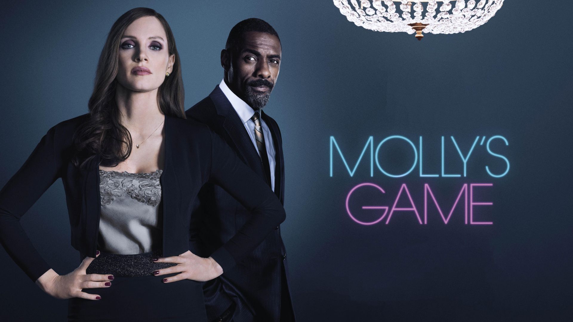 Игра Молли, Molly's Game, Jessica Chastain, Idris Elba, 5k (horizontal)