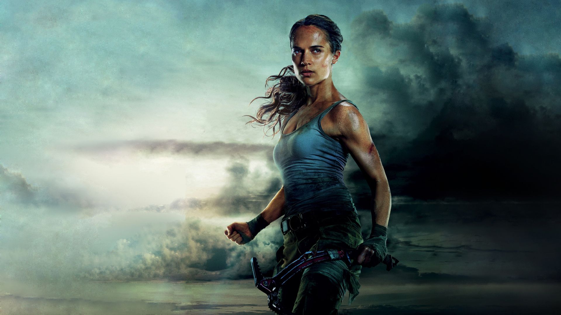 Лара Крофт, Lara Croft, Tomb Raider, Alicia Vikander, 4k (horizontal)