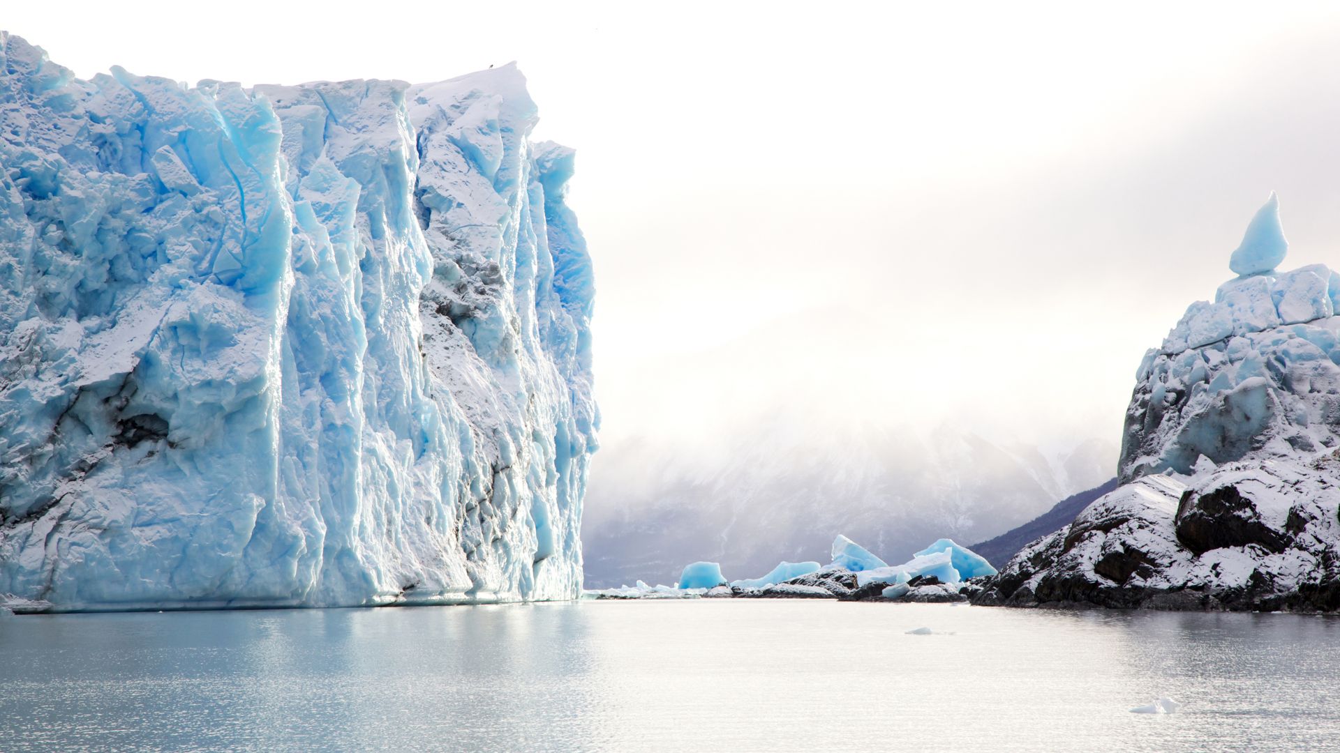 айсберг, Antarctica, iceberg, ocean, 5k (horizontal)