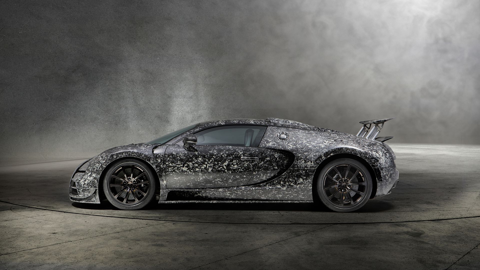 Гоночный автомобиль, Mansory Bugatti Veyron, Geneva Motor Show 2018, 4k (horizontal)