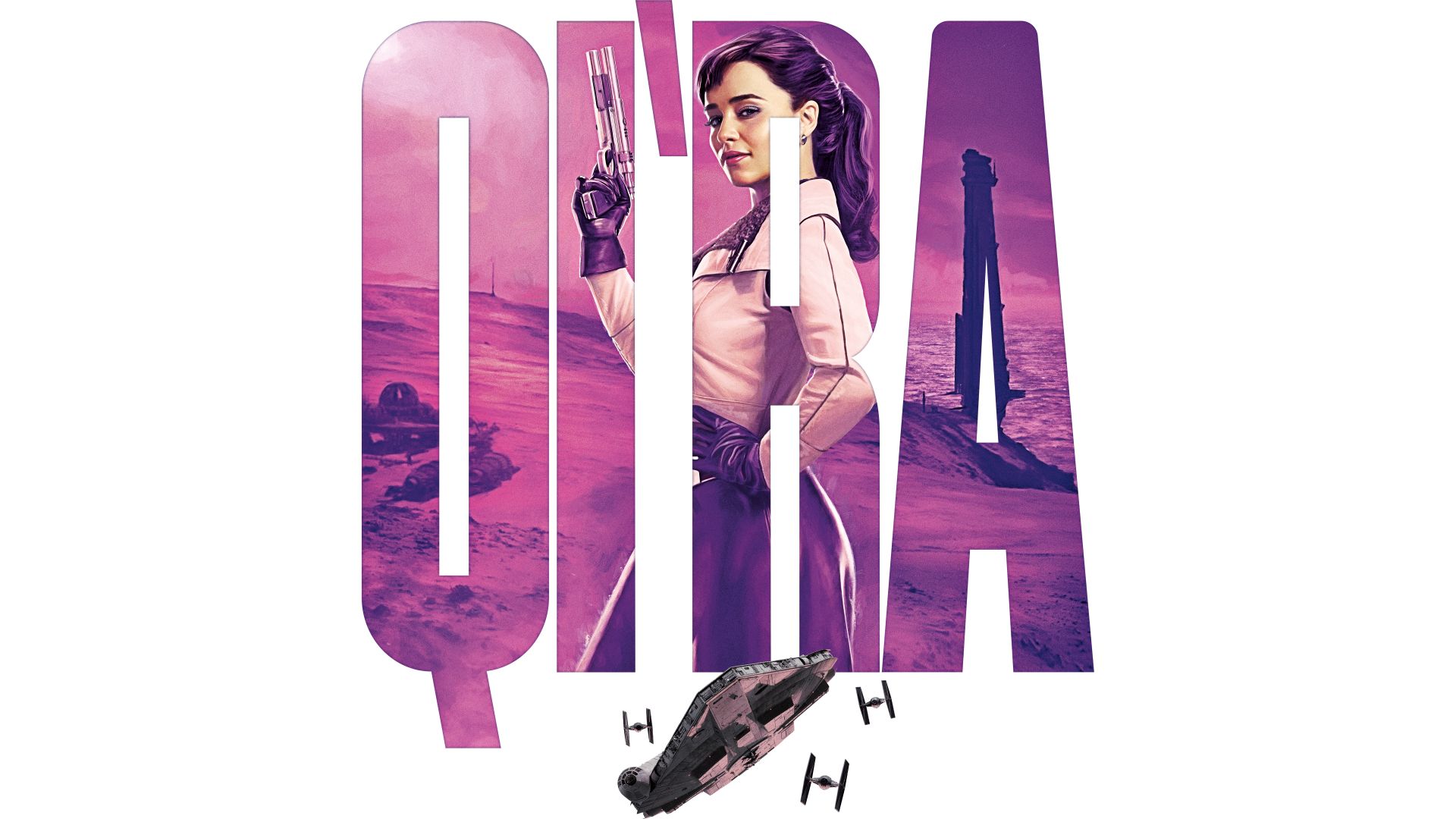 Хан Соло: Звездные войны. Истории, Solo: A Star Wars Story, Emilia Clarke, 8k (horizontal)