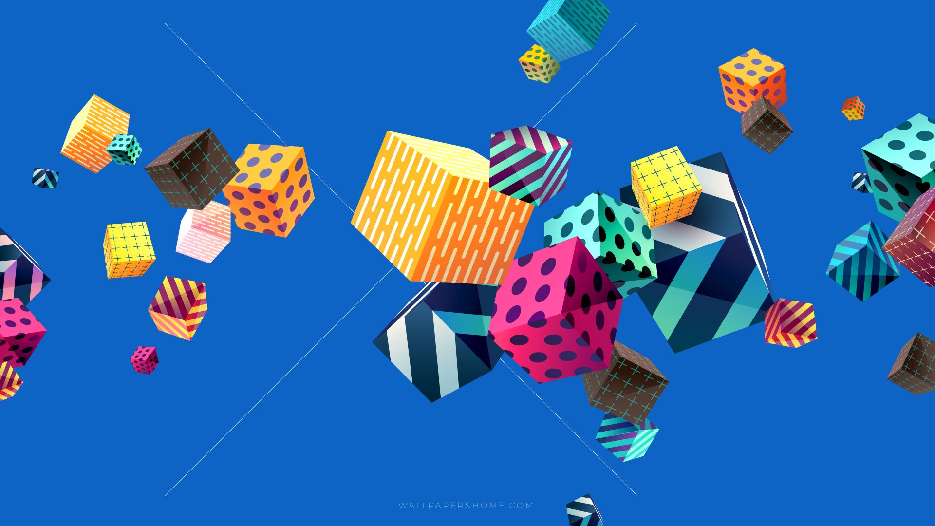 кубы, абстракция, модерн, abstract, cubes, colorful, modern, 4k, 5k, 8k (horizontal)