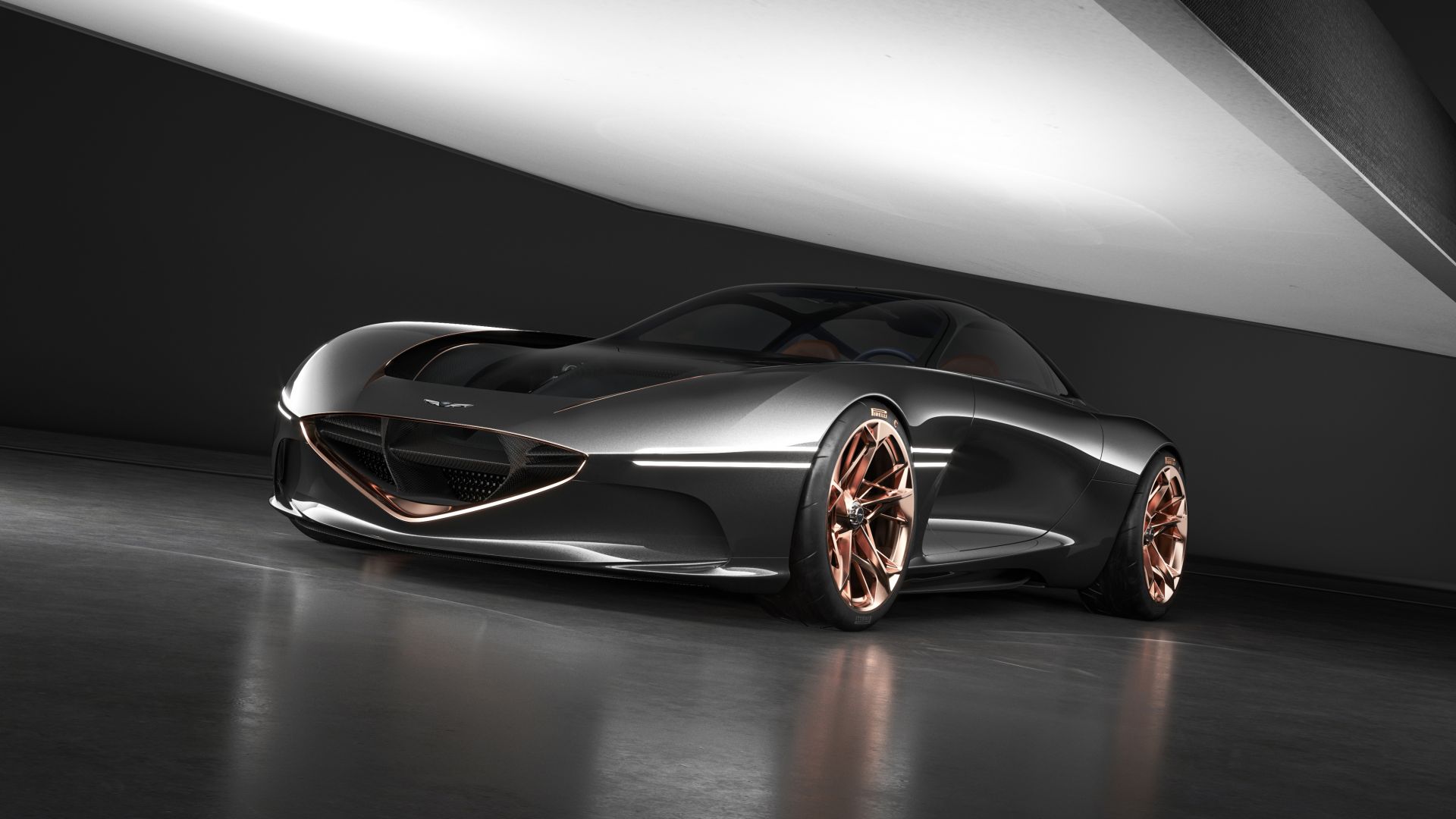Электромобиль, Genesis Essentia, sport car, electric cars, Concept, 4k (horizontal)