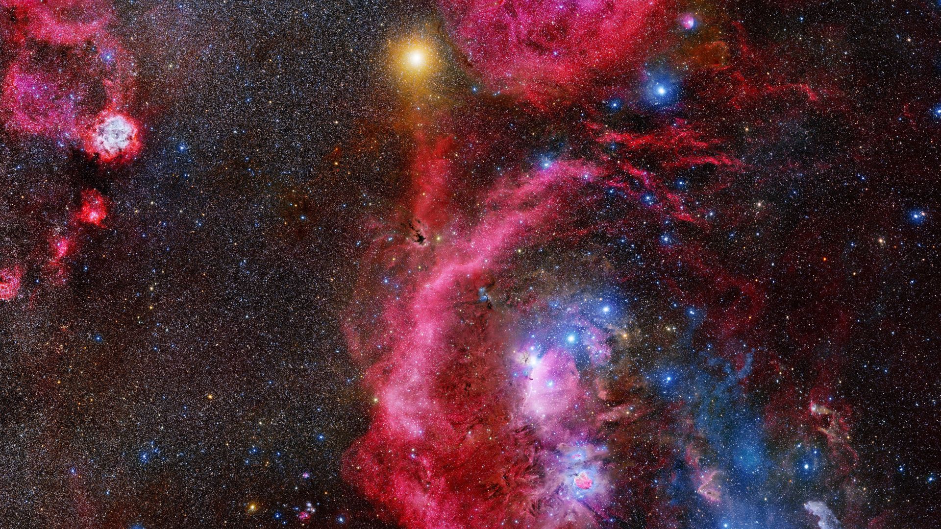 Галактика, Galaxy, stars, Orion, 4K (horizontal)