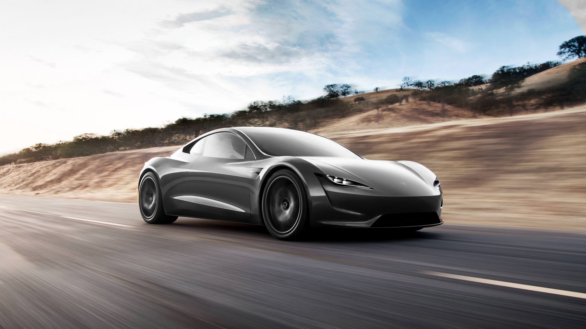 Тесла Родстер, Tesla Roadster, 2020 Cars, electric car, 4K (horizontal)