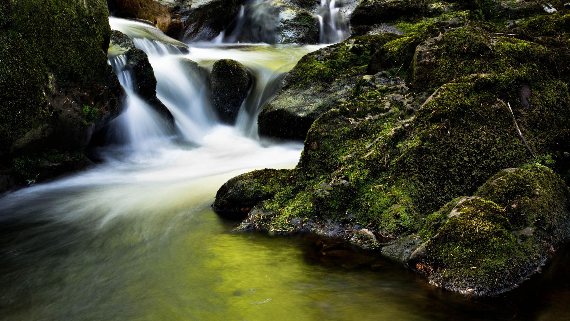 Водопад, Waterfall, Ireland, 4K (horizontal)