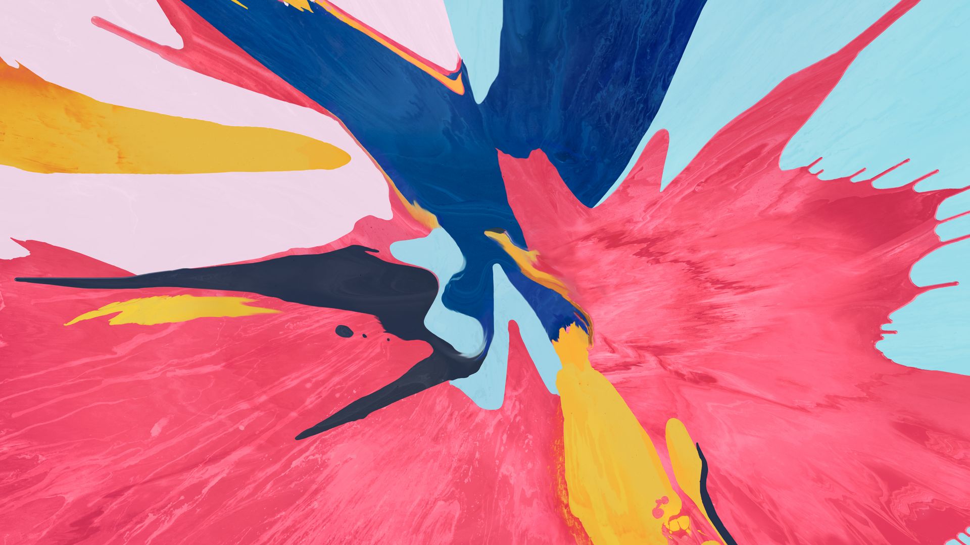 абстракция, abstract, colorful, iPad Pro 2018, 4K (horizontal)