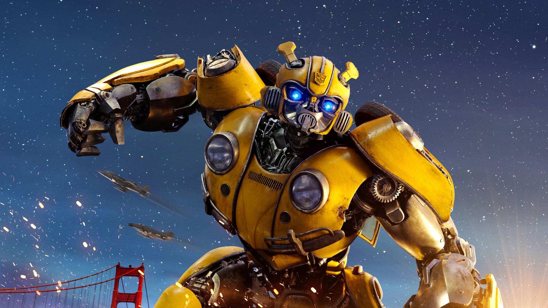 Трансформеры: Бамблби, Transformers: Bumblebee, poster, 4K (horizontal)