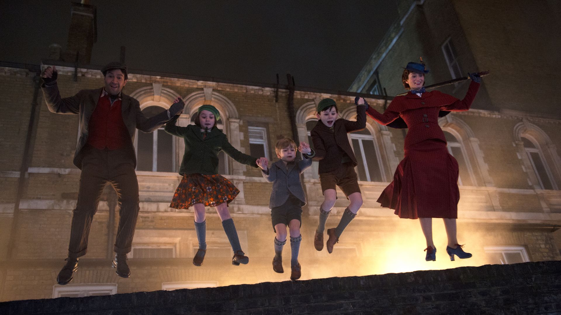 Мэри Поппинс возвращается, Mary Poppins Returns, Emily Blunt, Lin-Manuel Miranda, Ben Whishaw, 4K (horizontal)