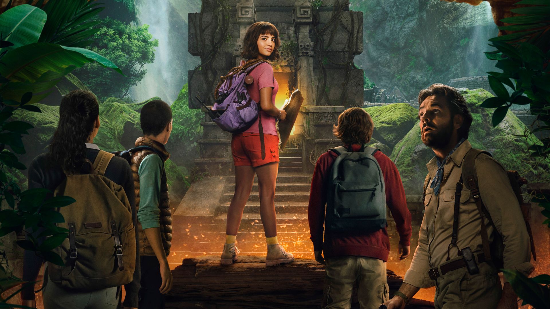 Дора и затерянный золотой город, Dora And The Lost City Of Gold, poster, 4K (horizontal)