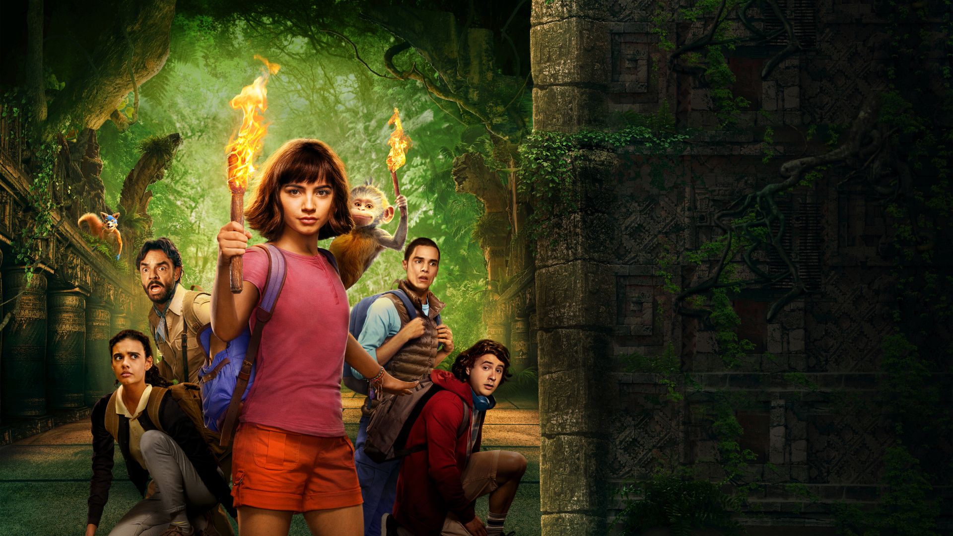 Дора и затерянный золотой город, Dora And The Lost City Of Gold, poster, 8K (horizontal)