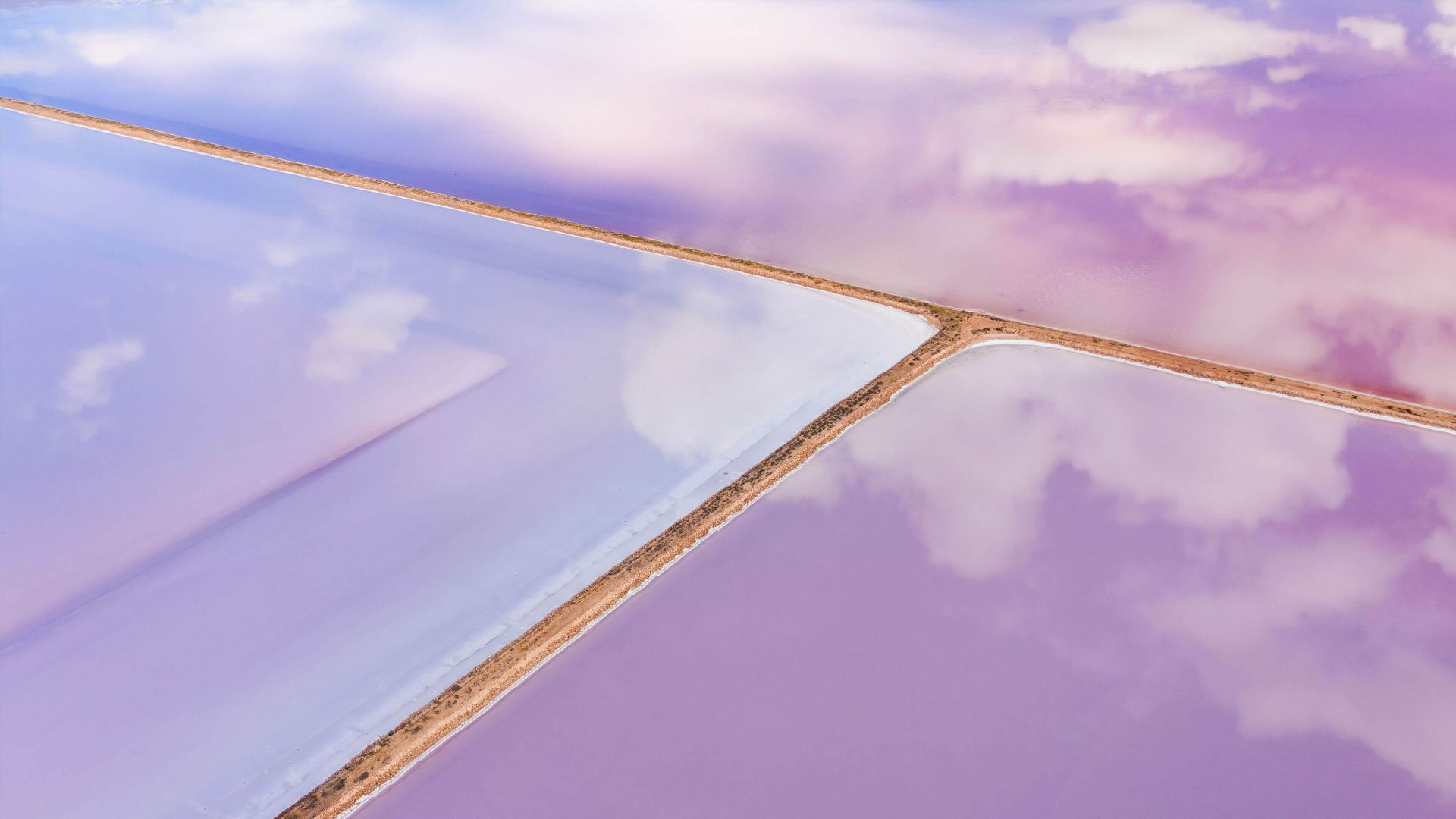 отражение, небо, reflection, sky, Bing, Microsoft, 4K (horizontal)