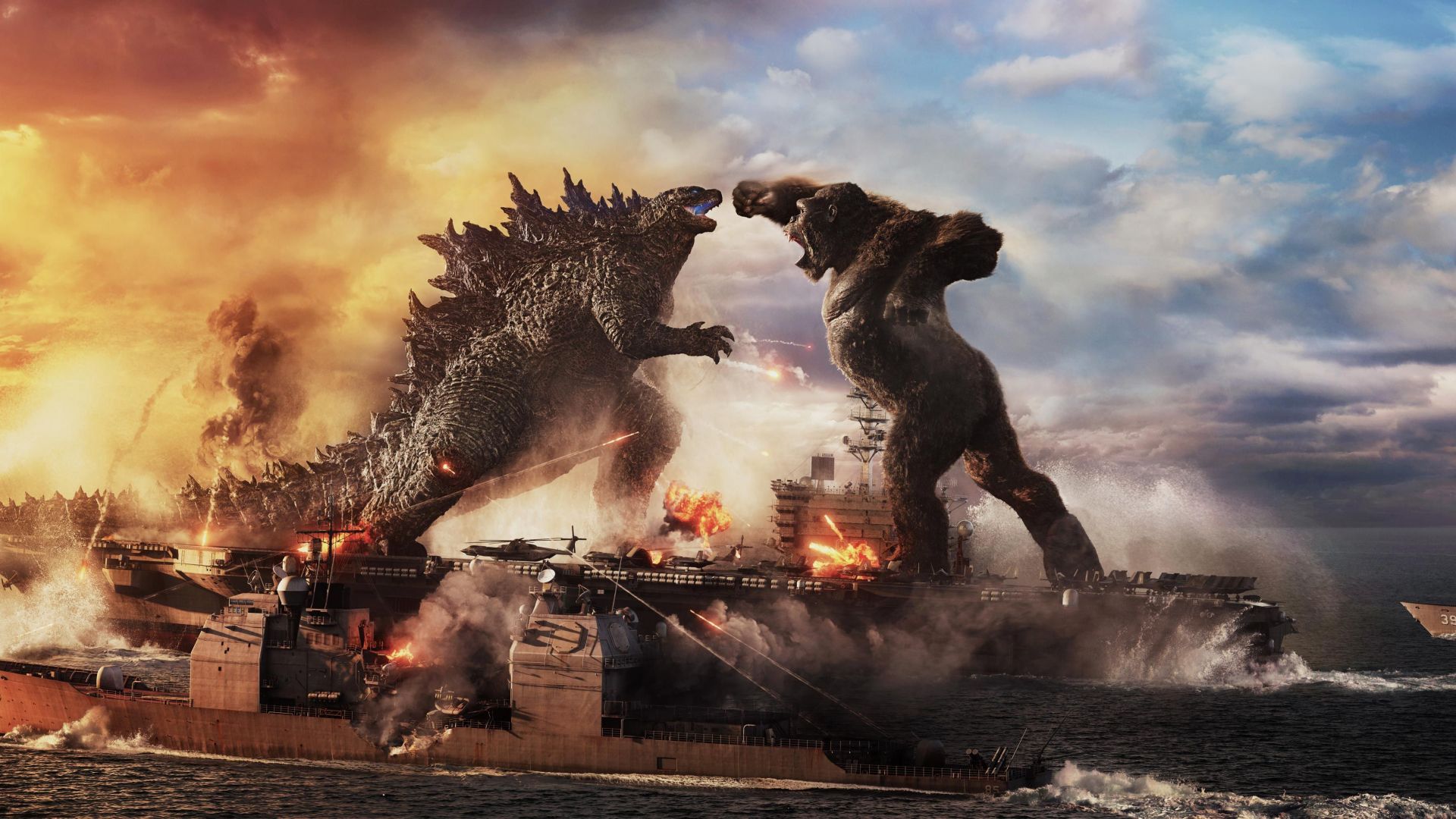 Годзилла против Конга, Godzilla vs Kong, 4K (horizontal)