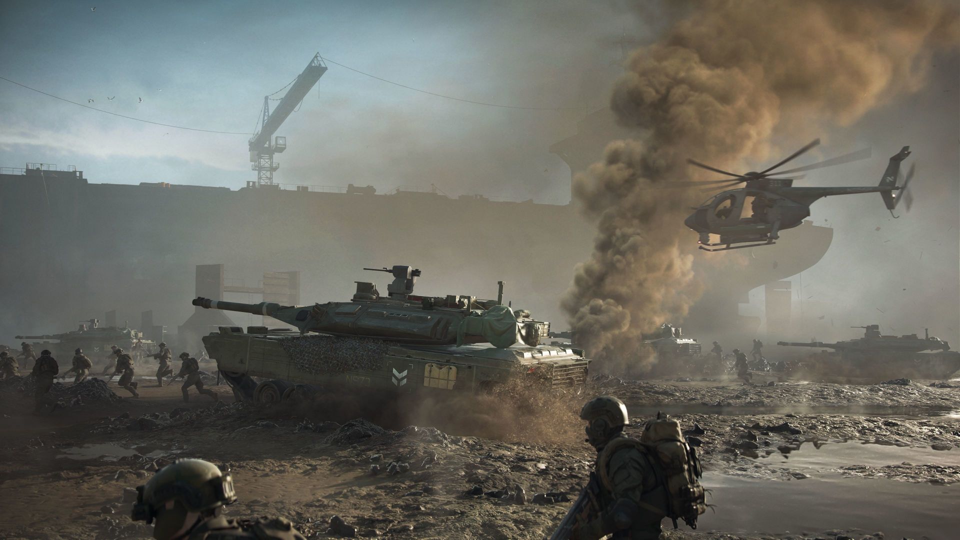 Батлфилд 2042, скриншот, Battlefield 2042, E3 2021, screenshot, 4K (horizontal)