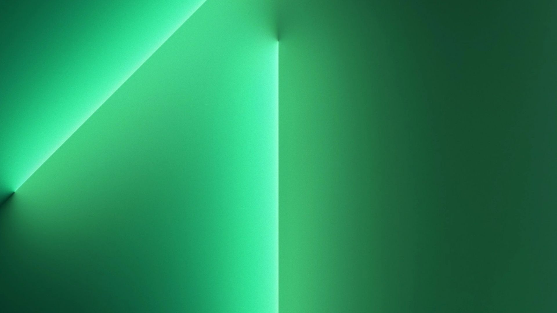 Айфон 13, iPhone 13 Pro, Alpine Green, light beams, abstract, iOS 16, 4K (horizontal)