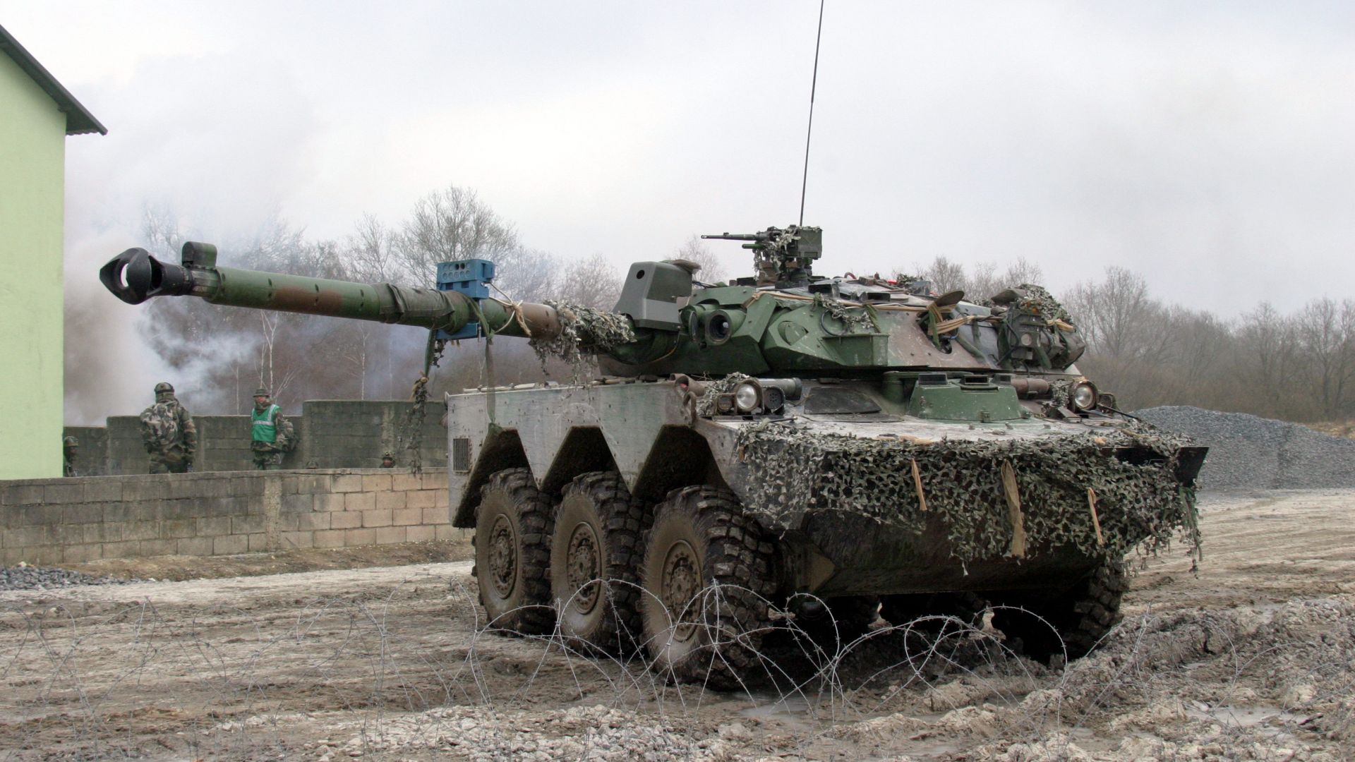 Танк AMX-10 RC в Украине, AMX-10 RC in Ukraine, 4K (horizontal)
