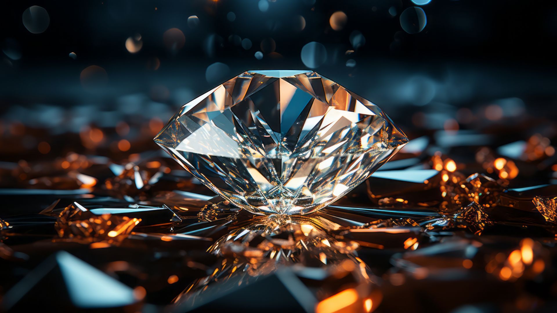diamonds, glass (horizontal)