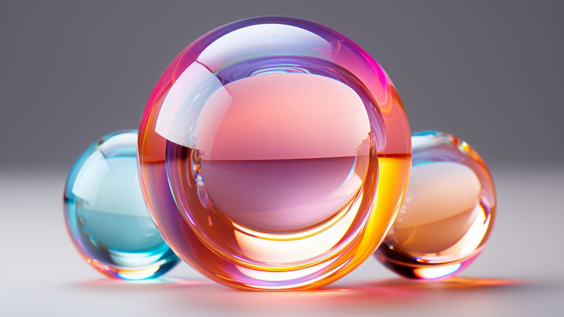 стекло, iPhone 15 pro, glass, colorful, iOS 17 (horizontal)