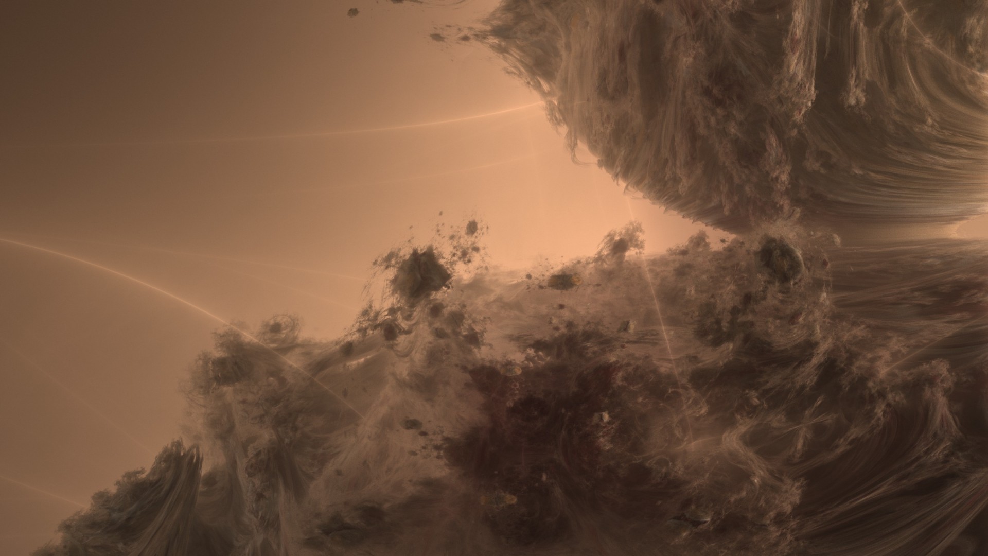 пыль, 4k, HD, облака, коричневый, фон, обои, dust, 4k, HD wallpaper, clouds, brown, background (horizontal)