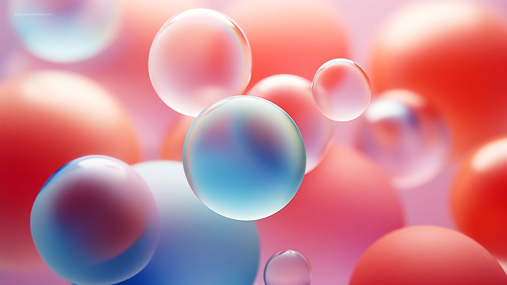 glass, balls, orange, blue (horizontal)