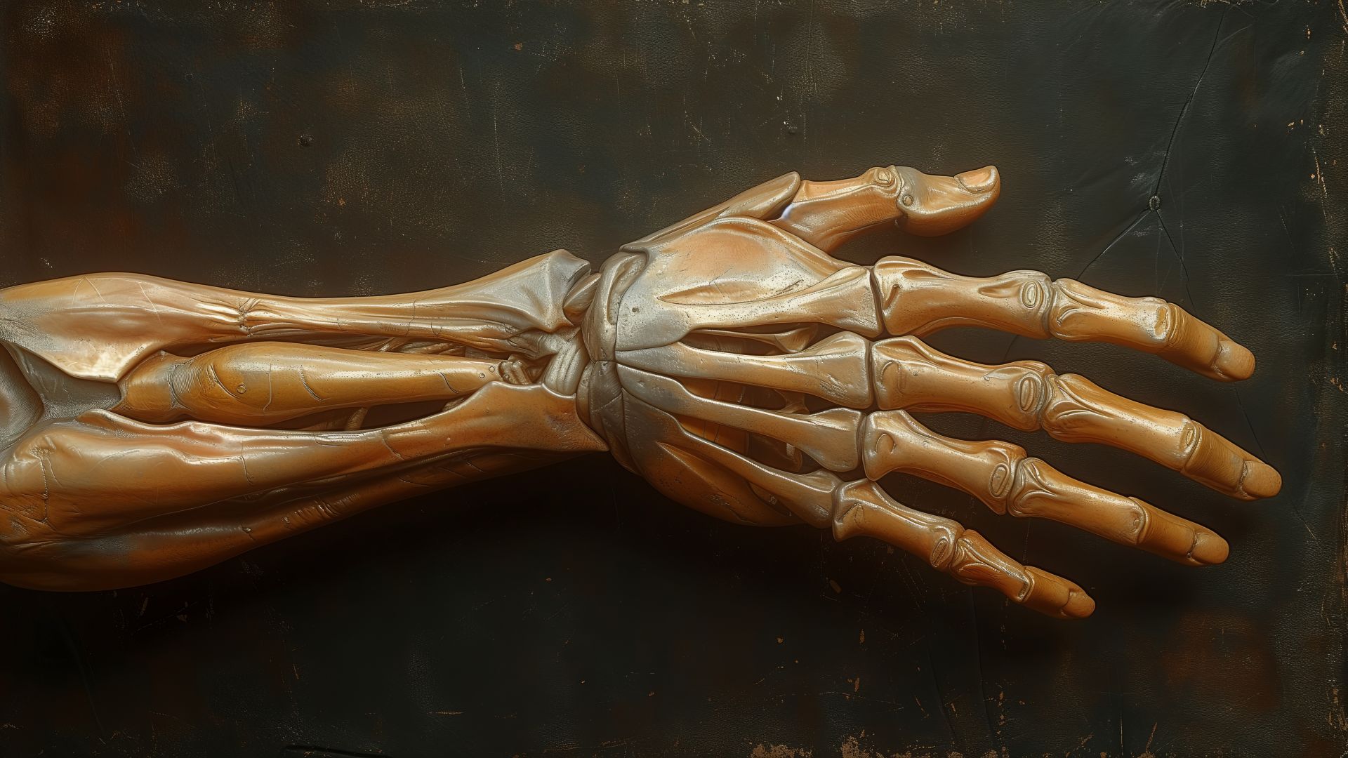 skeleton, hand (horizontal)