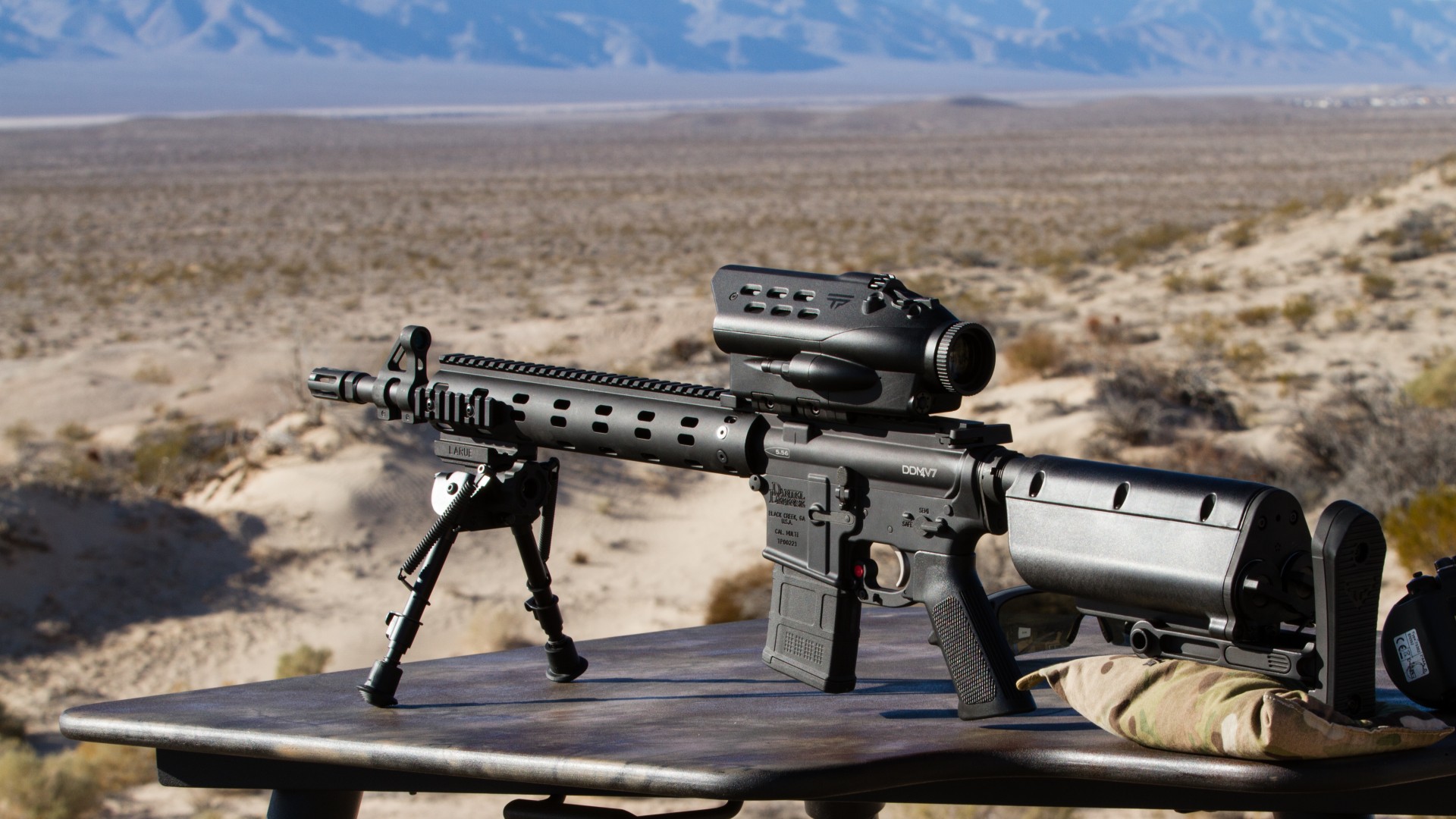 снайперская винтовка, самонаведение, TrackingPoint 338TP, Mile Maker, Precision-Guided Firearm, Linux, sniper rifle, scope (horizontal)