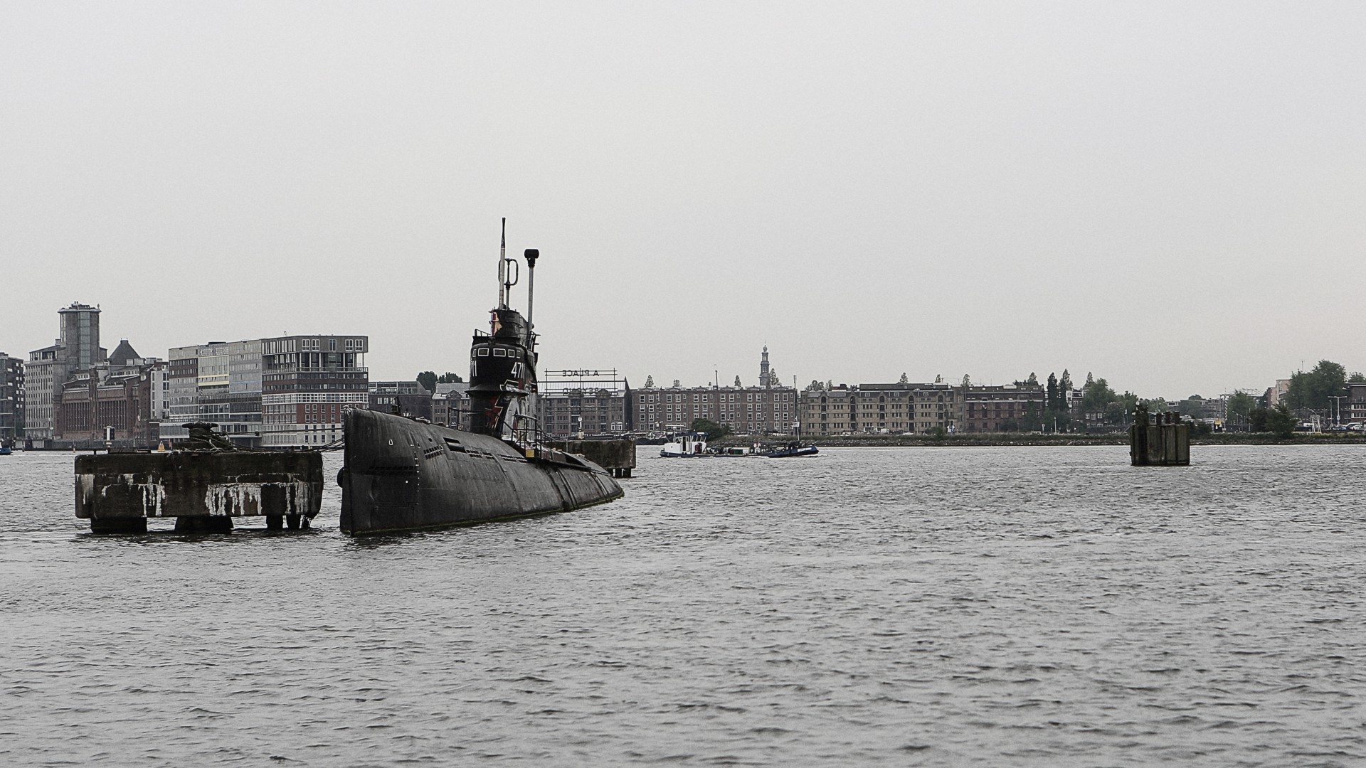 подлодка, субмарина, Нидерланды, submarine, military, Amsterdam, Royal Netherlands Navy, sea, port (horizontal)