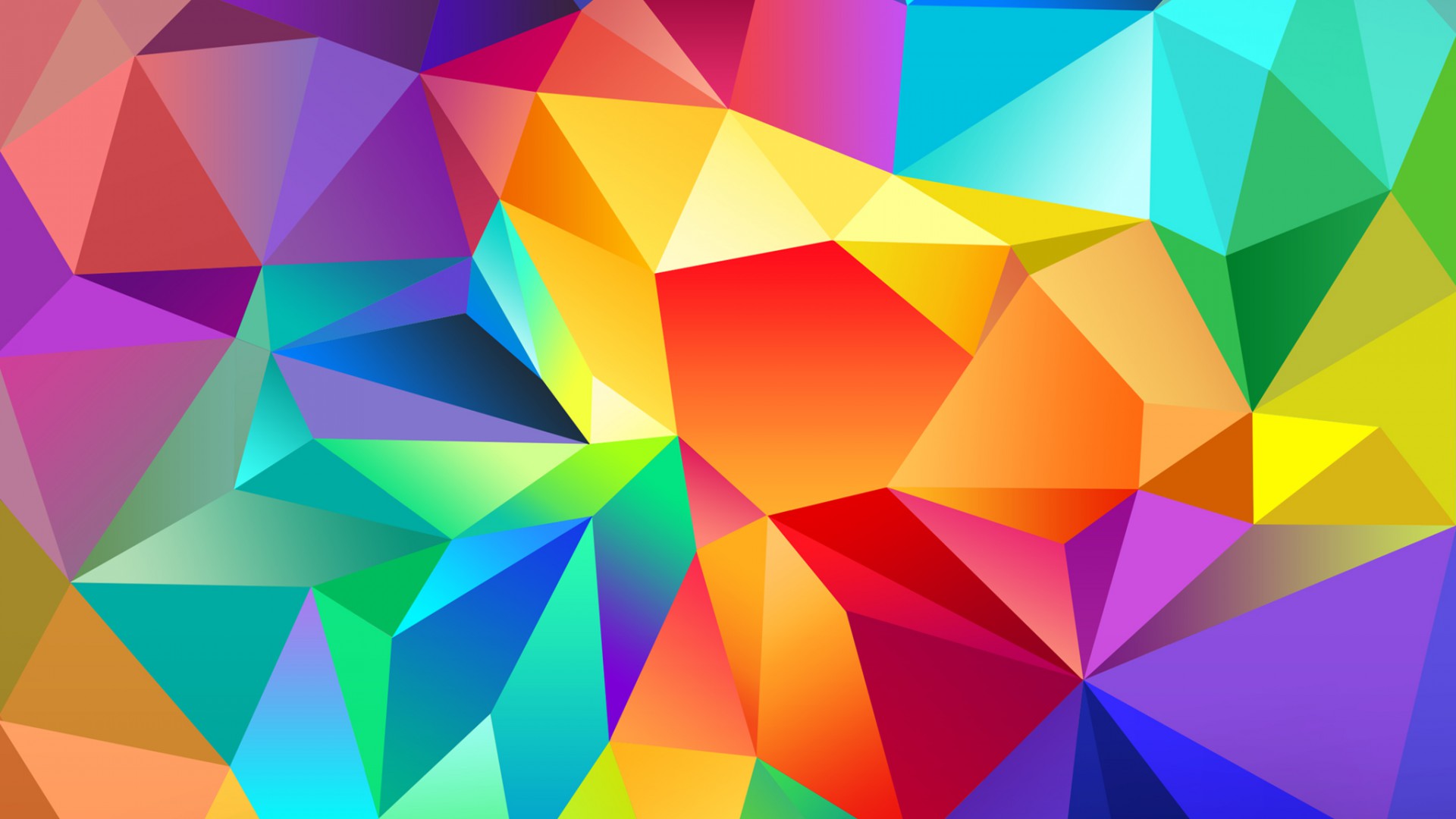 полигон, 4k, HD, цветной, андроид, фон, polygon, 4k, HD wallpaper, android wallpaper, triangle, background, orange, red, blue, pattern (horizontal)