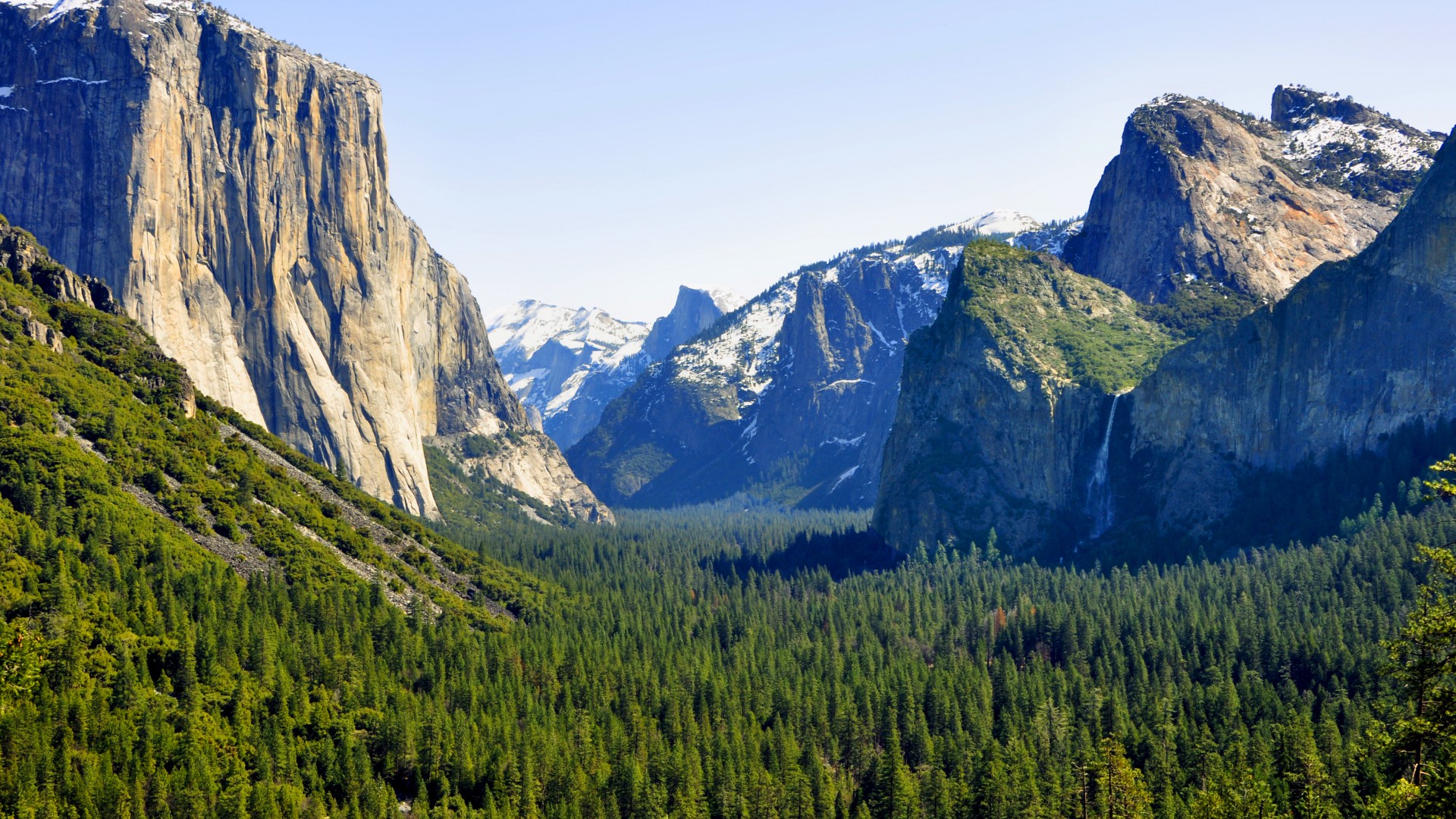 Обои Эпл, 5k, 4k, лес, горы, снег, El Capitan, 5k, 4k wallpaper, Yosemite, forest, OSX, apple, mountains (horizontal)