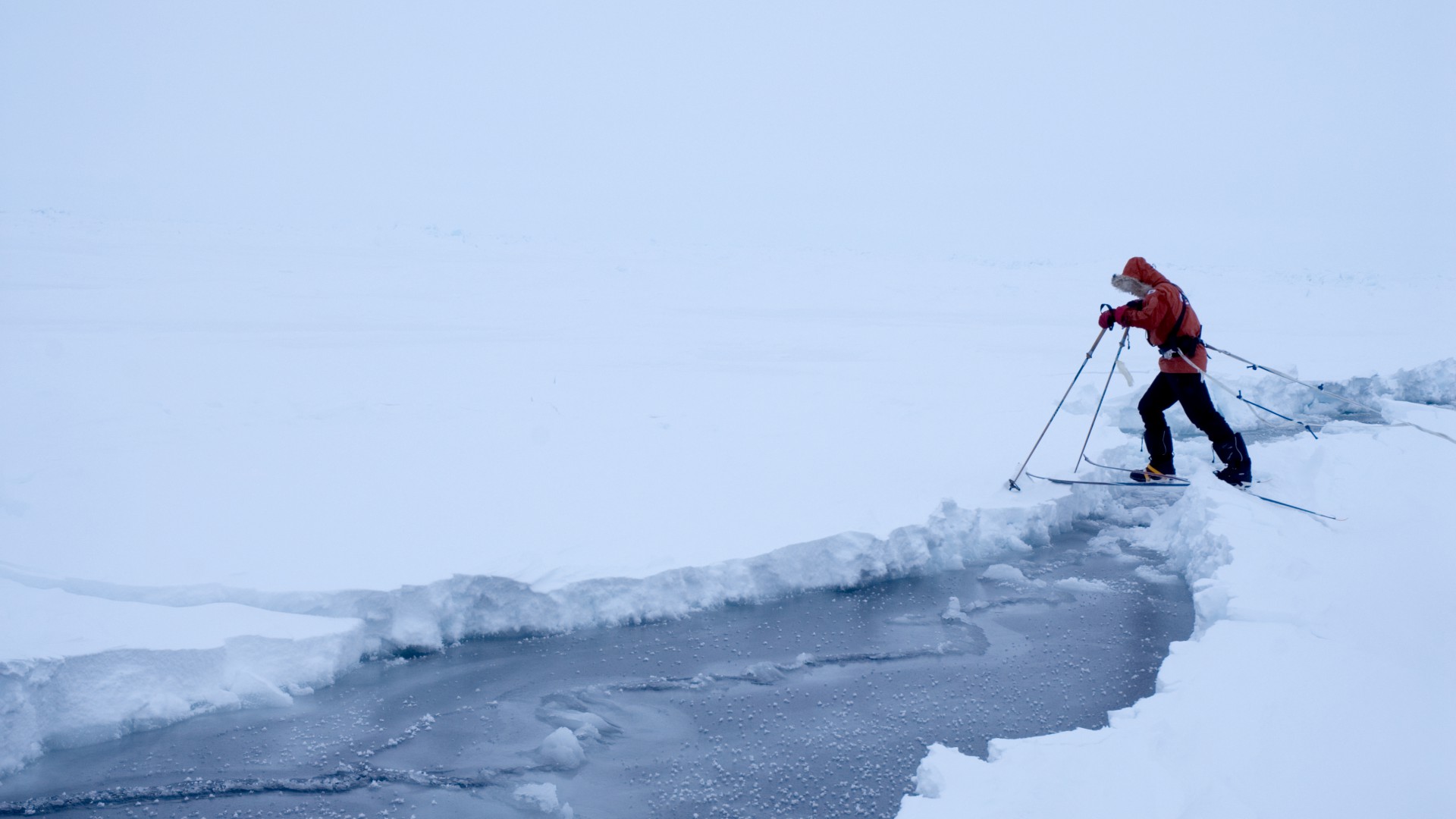 Зима, 4k, HD, лыжник, экстрим, Winter, 4k, HD wallpaper, extreme, National Geographic (horizontal)