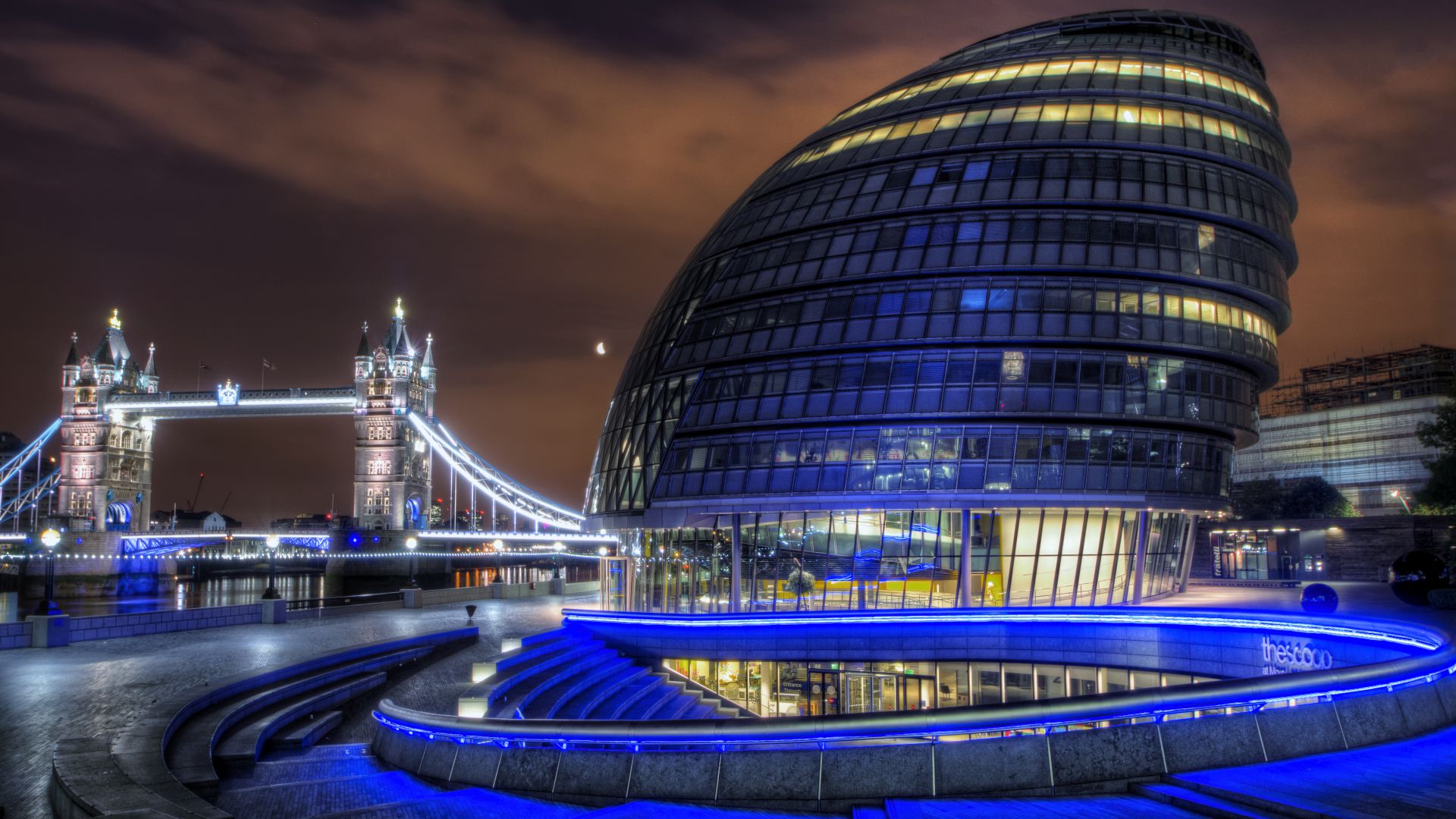 Сити-холл, Лондон, Англия, туризм, путешествие, City Hall, London, England, tourism, travel (horizontal)