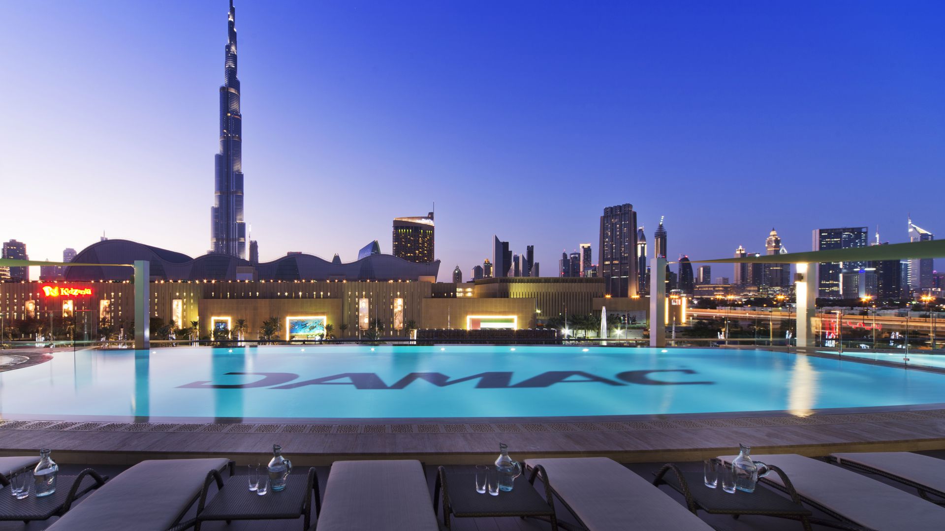 DAMAC Maison Hotel, Дубай, Лучшие отели, туризм, курорт, путешествие, бассейн, DAMAC Maison Hotel, Dubai, Best hotels, tourism, travel, resort, booking, vacation, pool (horizontal)