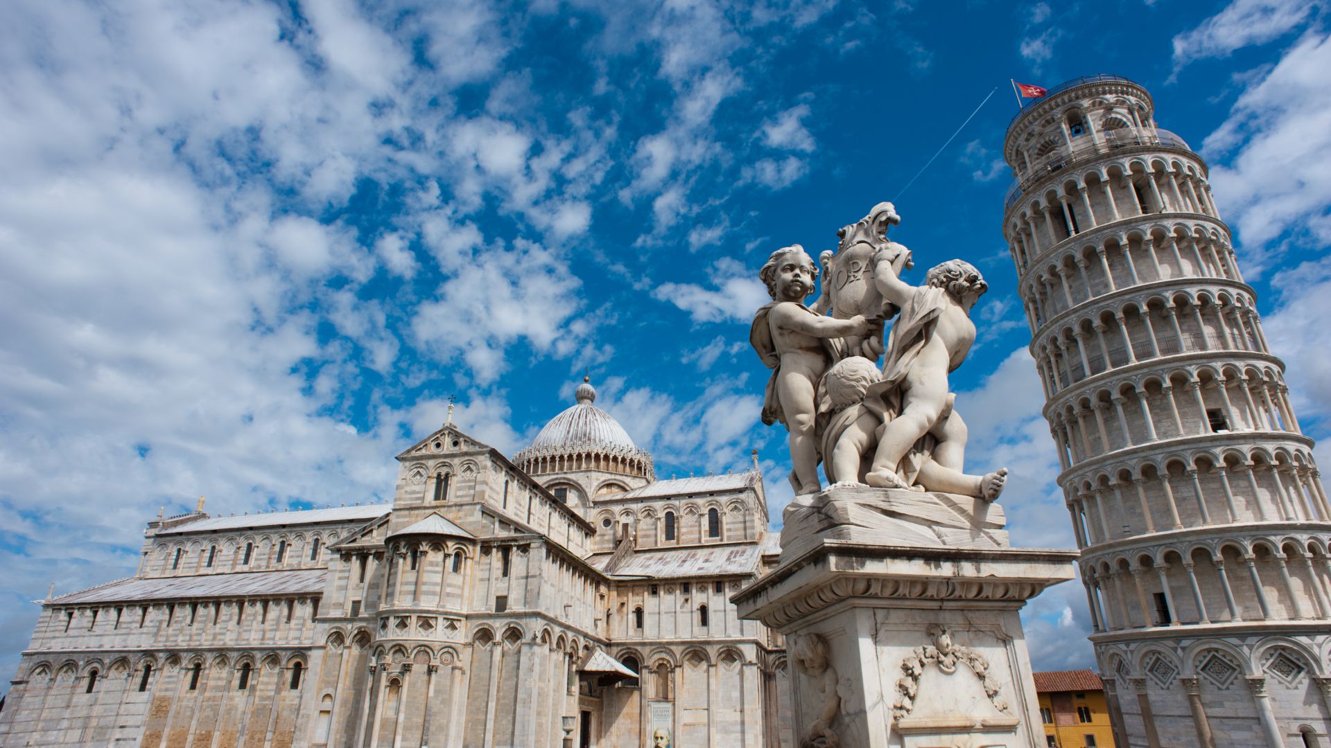 Пизанская башня, Италия, Туризм, Путешествие, Leaning Tower of Pisa, Italy, Travel, Tourism (horizontal)