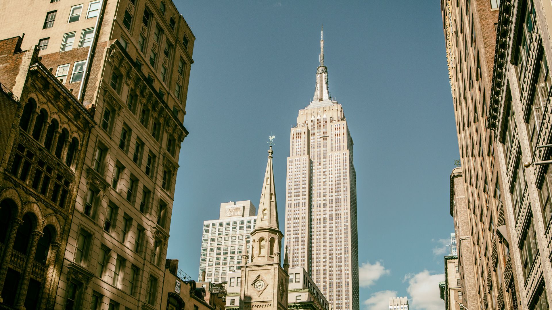 Эмпайр Стейт Билдинг, Манхэттен, Нью-Йорк, Empire State Building, Manhattan, New York City (horizontal)