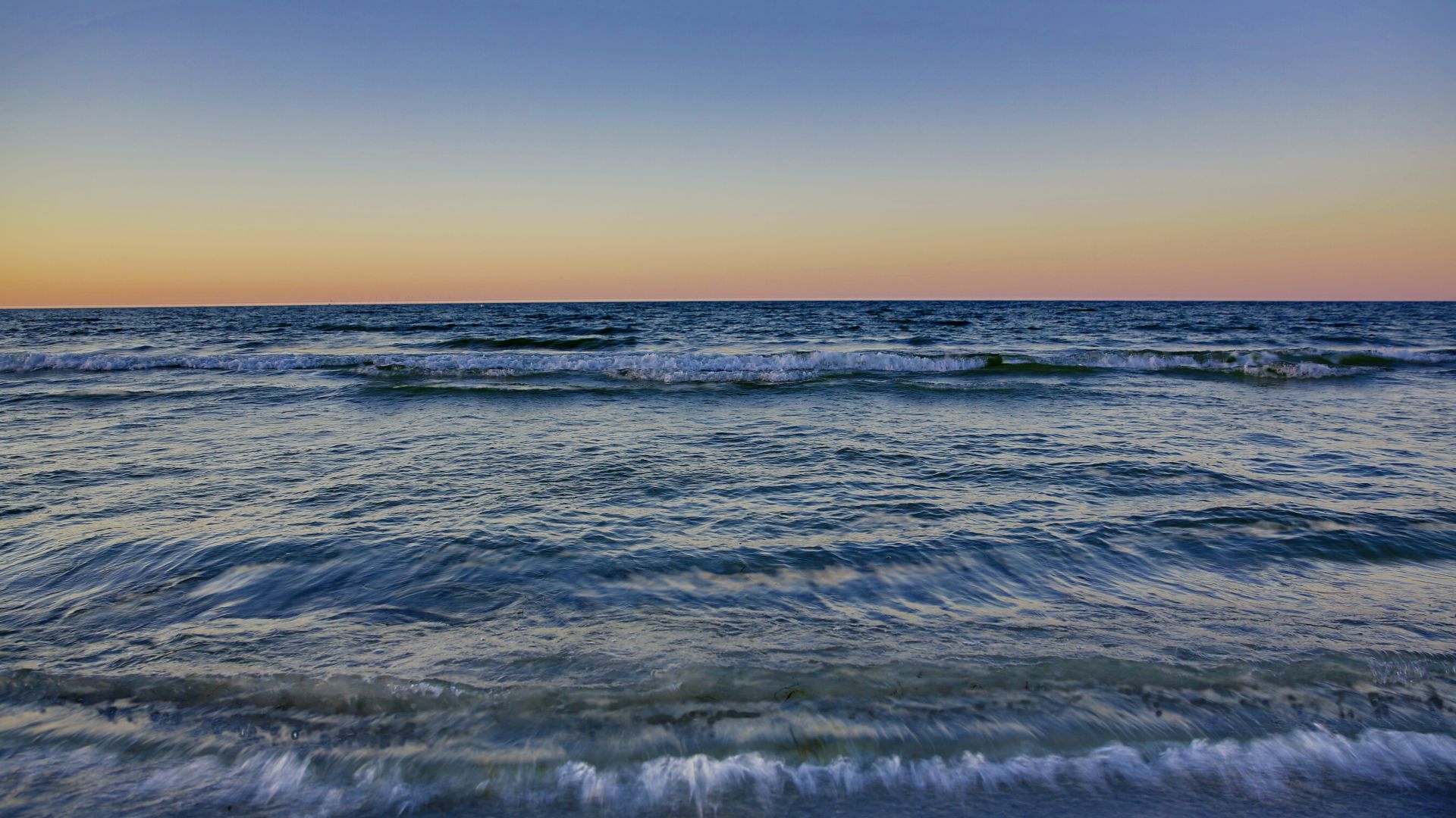 Балтийское море, 4k, 5k, 8k, Балтийское Море, закат, волны, Baltic Sea, 4k, 5k wallpaper, 8k, Ostsee, sunset, waves (horizontal)