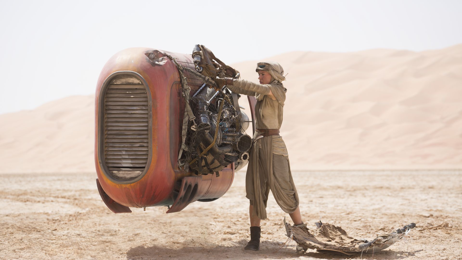 Звёздные войны: Пробуждение силы, Дэйзи Ридли, Star Wars: Episode VII - The Force Awakens, Daisy Ridley (horizontal)