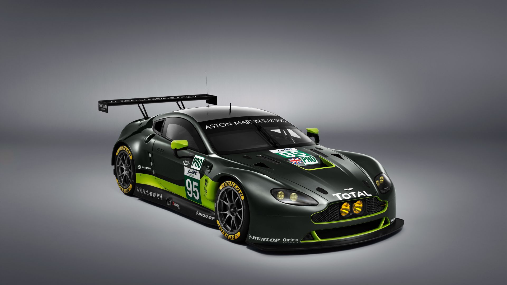 Астон мартин В8, ГТЕ, гоночные автомобили, Aston Martin V8 Vantage GTE, racing cars (horizontal)